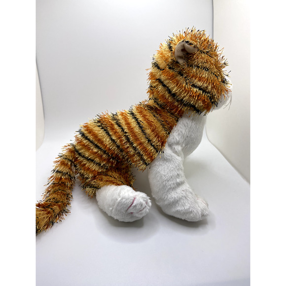 Ganz Webkinz HM042 Striped Alley Cat Tabby Stuffed Plush 8" - No Code/Tag EUC - Picture 5 of 7
